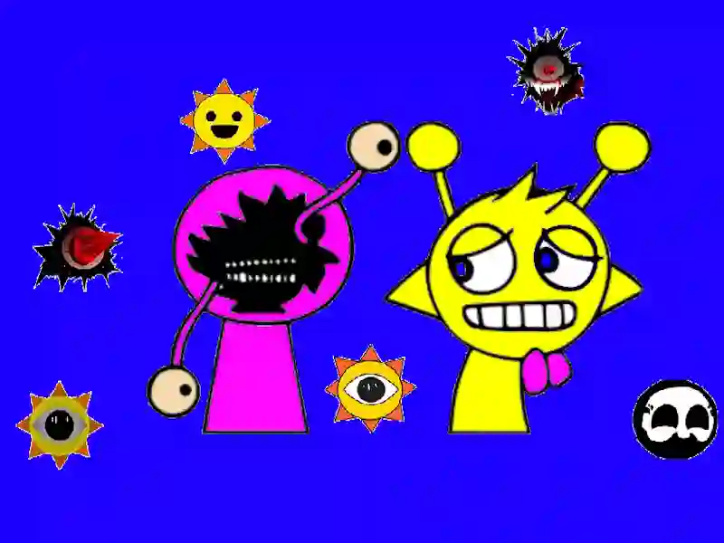 Игра Оцветяване на малки мошеници онлайн