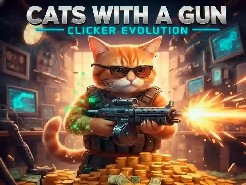 Игра Cats with a Gun: Clicker Evolution онлайн