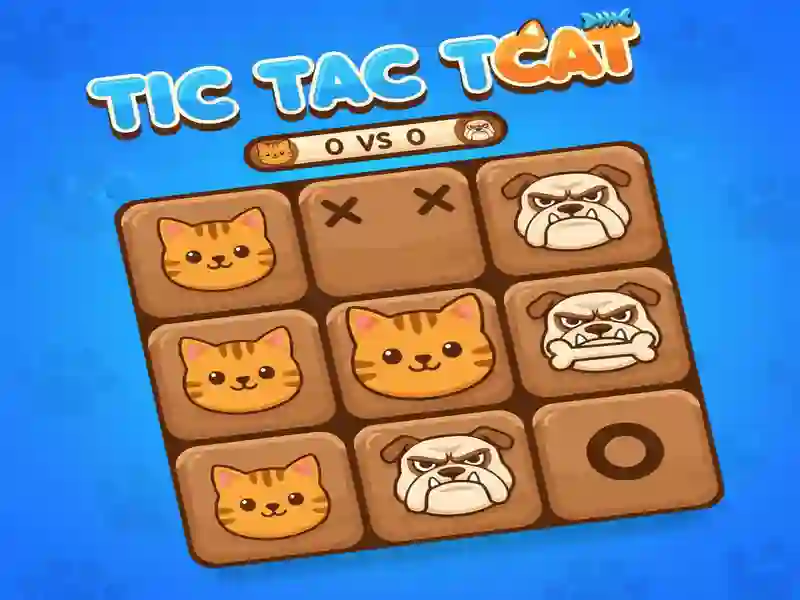 Игра Tic Tac Toe: Cat онлайн