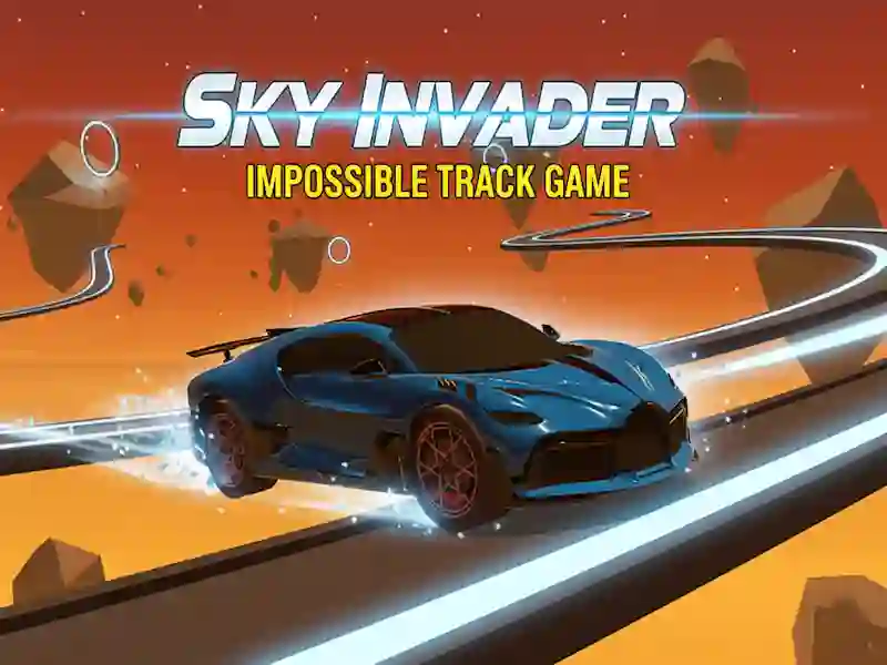Игра Sky Invader Impossible Track Game онлайн
