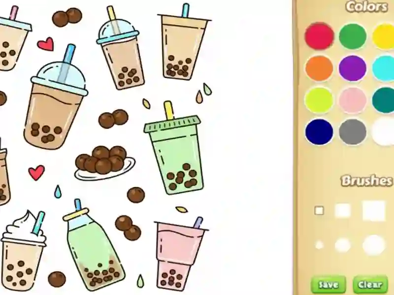 Игра Оцветяване на книгата за деца: сладък боб онлайн