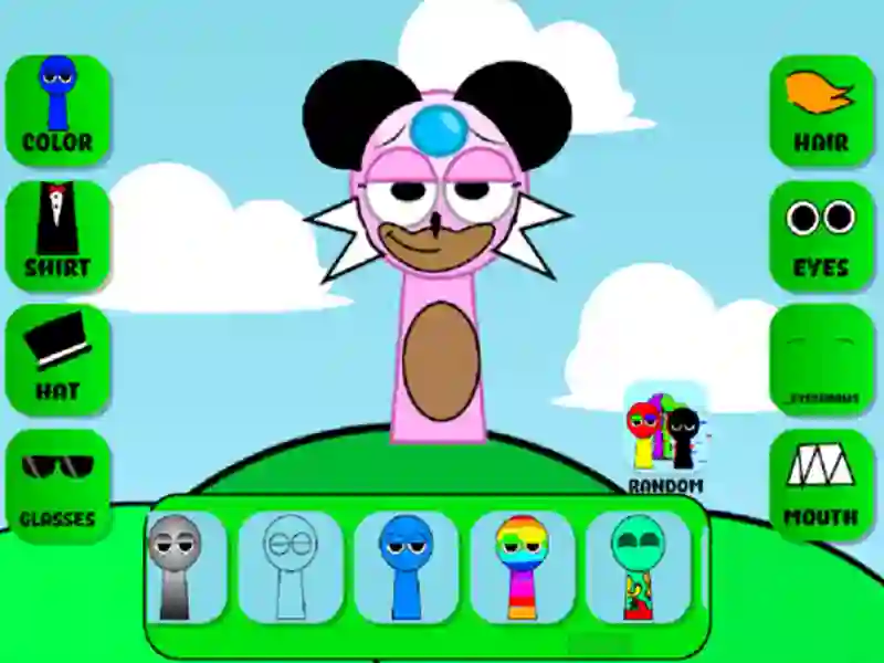 Игра Спърници: Създайте характер онлайн Игра Спърници: Създайте характер онлайн