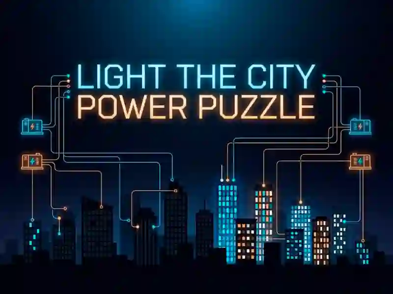 Игра Light the City Power Puzzle онлайн