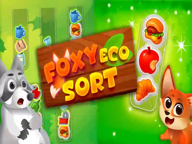 Игра Little Fox: Еко сортиране онлайн