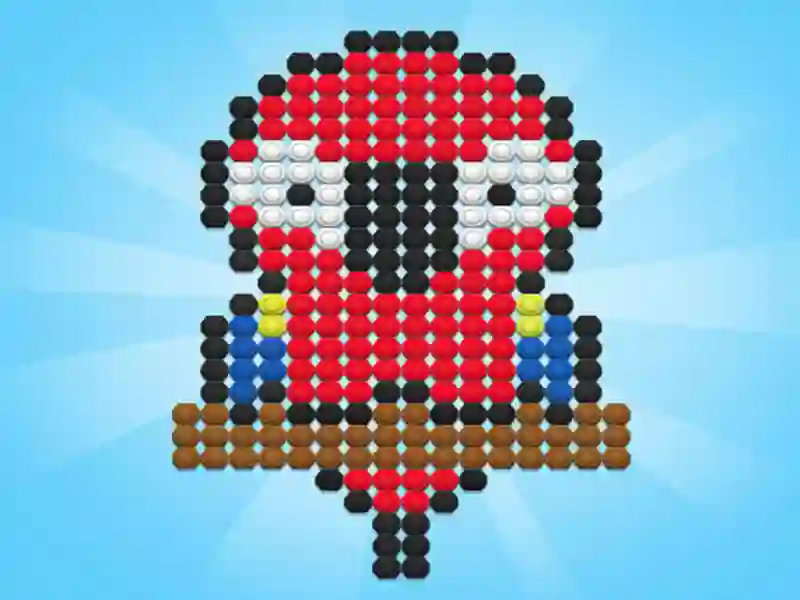 Игра Пъзел: цветни гайки и болтове онлайн