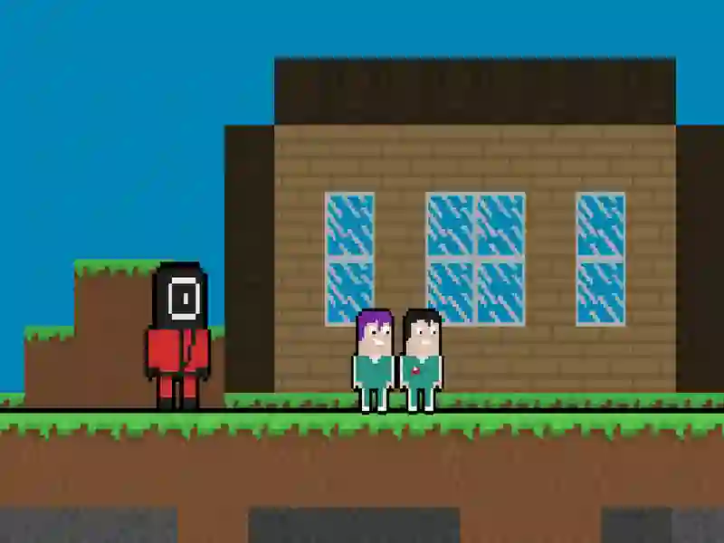 Игра Игра на Калмара: Бягство от света на блока онлайн