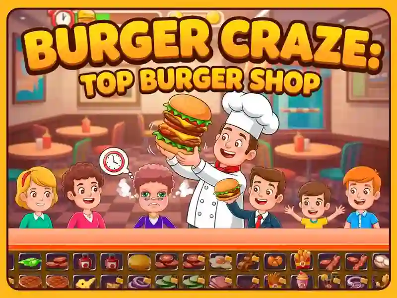 Игра Crazy Burger: Най-добрият магазин за бургери онлайн