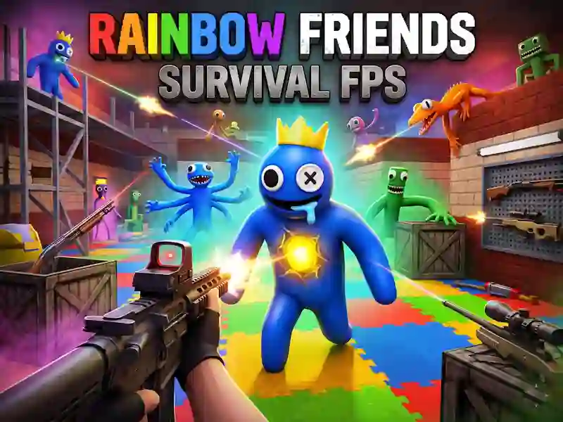 Игра Rainbow Friends Survival FPS онлайн
