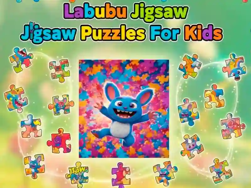 Игра Пъзели за деца: Labubu онлайн Игра Пъзели за деца: Labubu онлайн