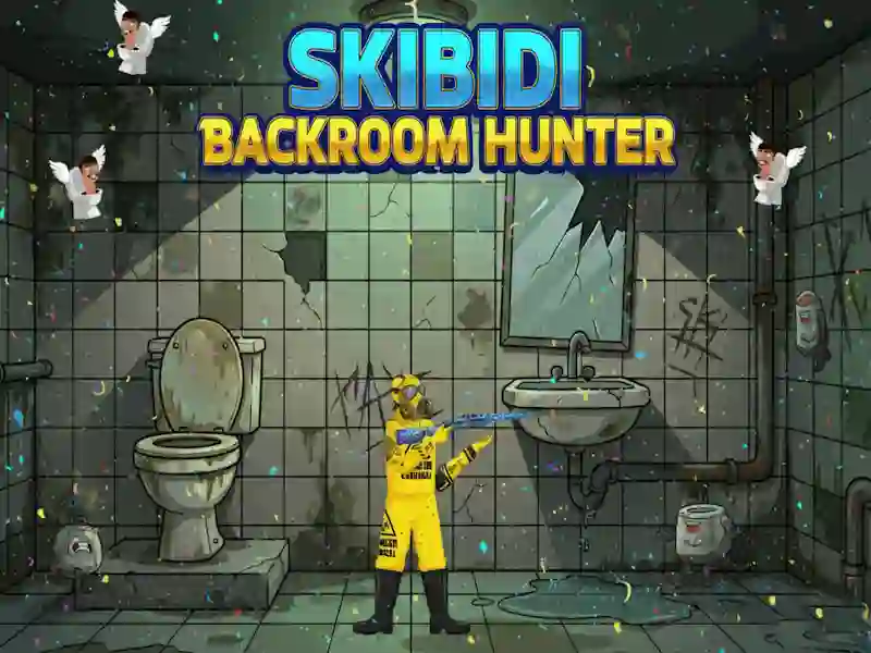 Игра Skibidi: Hunter in the Backroom 2D онлайн