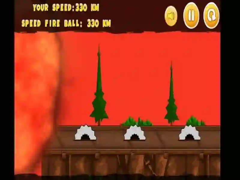 Игра Преследването на лавата онлайн