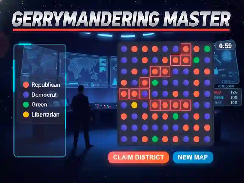 Игра Майстор на Gerrymandering онлайн