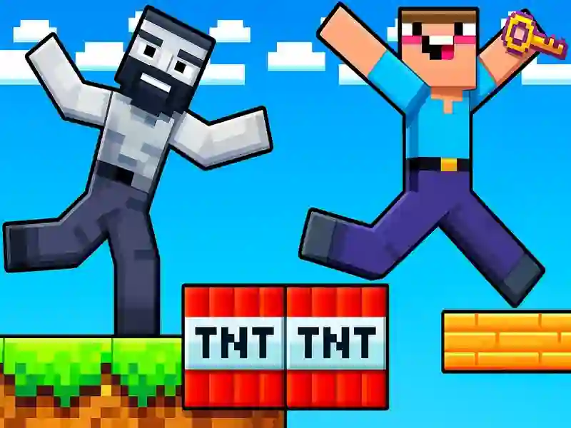 Игра Noob: Паркур трикове онлайн Игра Noob: Паркур трикове онлайн