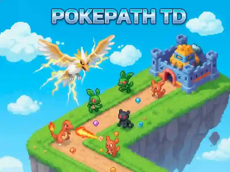 Игра Pokemon Path: Tower Defense онлайн