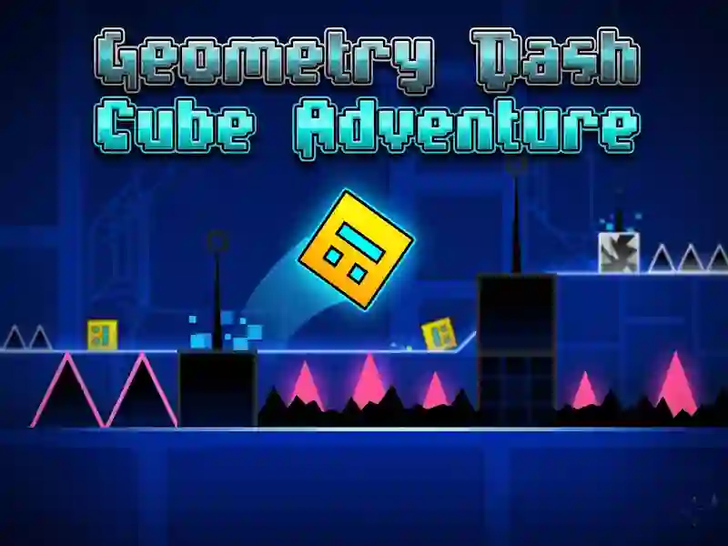 Игра Geometric Breakthrough Cube Adventure онлайн