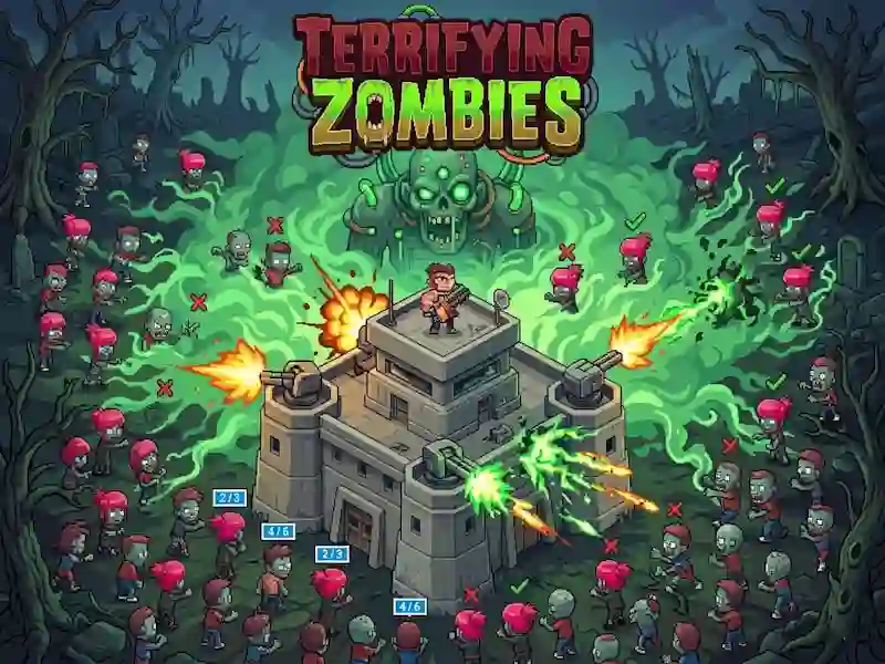 Игра Terrifying Zombies онлайн