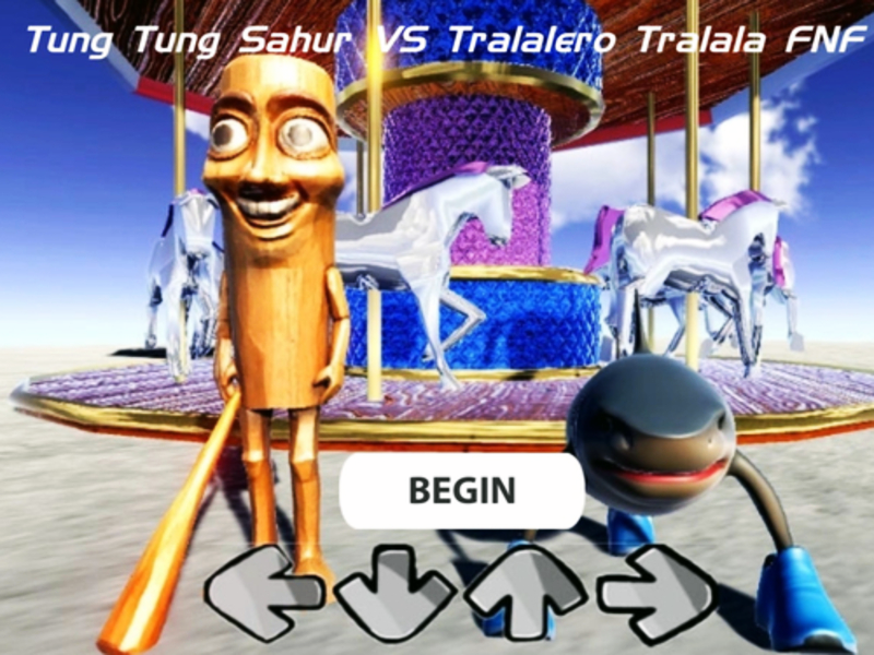 Игра Tung Tung Sahur срещу Tralalerroe Tralala: Freee Knight Fankin онлайн