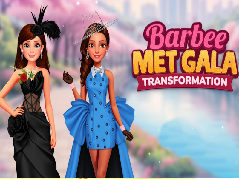 Игра Met Gala Transformation Barbie онлайн