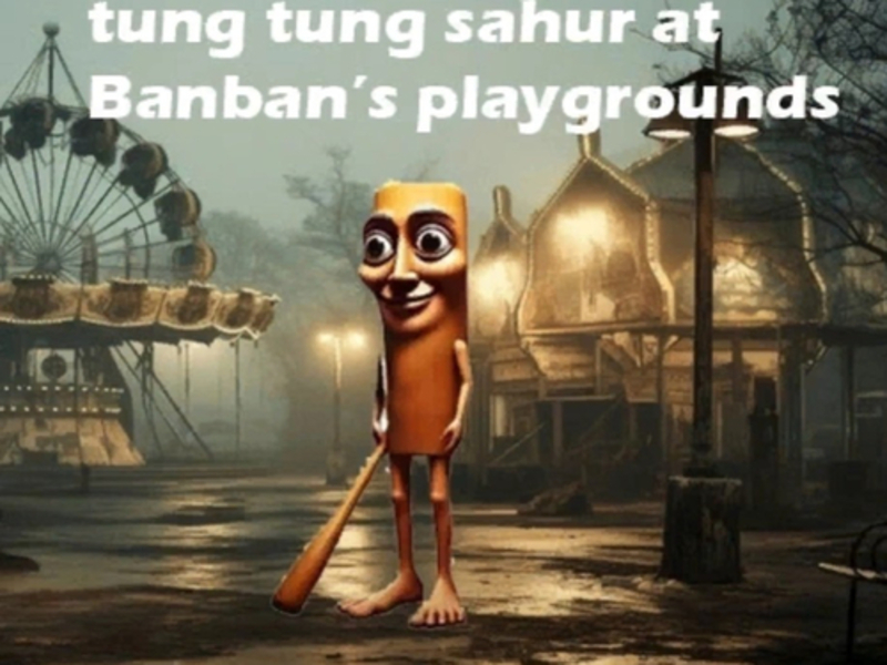 Игра Tung Tung Sahur на детските площадки на Banban онлайн