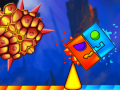 Игра Огън и Вода: Geometry Dash онлайн