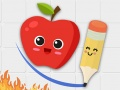 Игра Фруктова Избягалка: Начертай Линия онлайн
