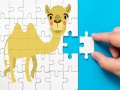 Игра Предизвикателство с пъзел на бактрианския камила онлайн