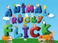 Игра Ръгби с животни Флик онлайн