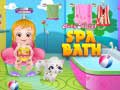 Игра Спа баня на бебе Хейзъл онлайн