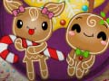 Игра Коледни джинджифилови бисквити - Оцвети ме онлайн