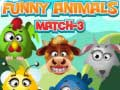 Игра Смешни Животни Мач 3 онлайн