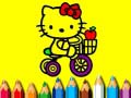 Игра Обратно в училище: Оцветяване на сладкия котенце онлайн