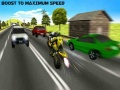 Игра Мотоциклетни каскади в трафика на магистралата онлайн