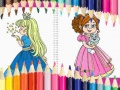 Игра Книга за оцветяване на Красивата Принцеса онлайн