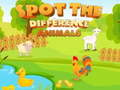 Игра Намери разликите: Животни онлайн