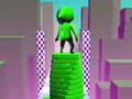 Игра Стак Кула Цветове Бягане 3D-Кула Бягане Куб Сърфист онлайн