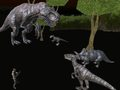 Игра Полунощен Множествен Играч Лов на Динозаври онлайн