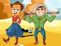 Игра Пъзел Див Запад Ковбои онлайн