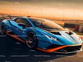Игра Пъзел Lamborghini Huracan STO онлайн