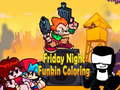 Игра Петъчна вечер Funkin оцветяване онлайн