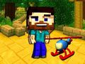 Игра Приключение с Хеликоптер Mineblock онлайн