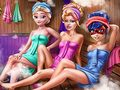 Игра Супер момичета: сауна истински живот онлайн