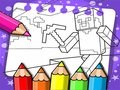 Игра Книга за оцветяване Minecraft онлайн