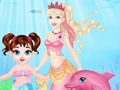 Игра Бебе Тейлър Спасава Кралството на Русалките онлайн