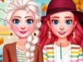 Игра Най-добрите приятели посрещат есенния вид онлайн