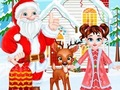 Игра Забавата с еленчето Бейби Тейлър за Коледа онлайн