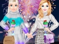 Игра Най-добри приятелки на Нова година онлайн