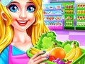 Игра Почистване на Момичето в Супермаркета онлайн