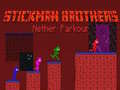 Игра Stickman Братя Нетър Паркур онлайн