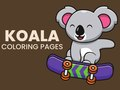 Игра Оцветяващи страници с коала онлайн