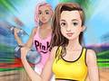 Игра Фитнес Момичета Обличане онлайн